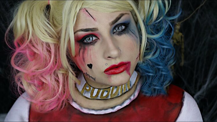 Maquillaje de Harley quinn para Halloween 【Serás la ????】