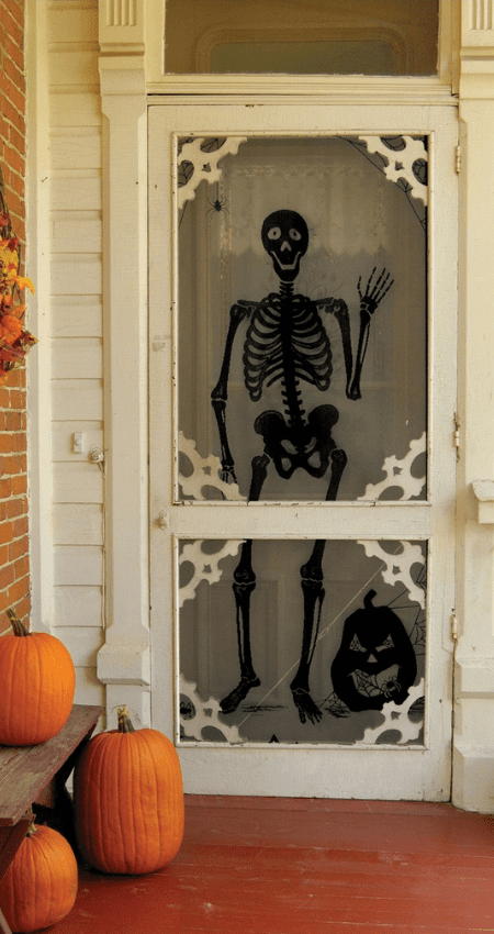 puerta esqueleto