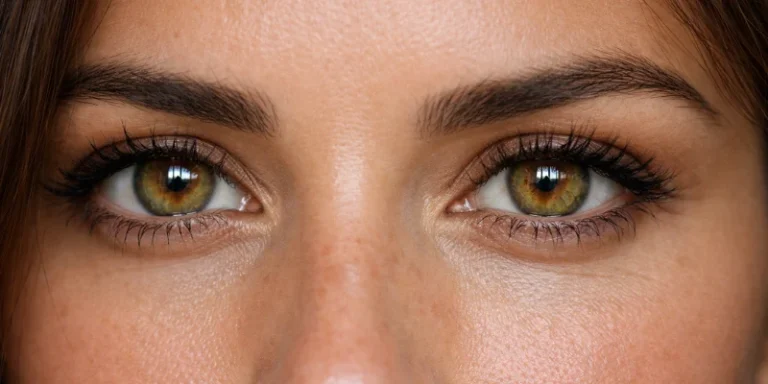 Ojos color miel verdosos: la mirada que nunca es igual